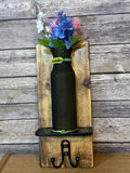 Wall hanger with vase and key holder